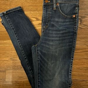 Madewell jeans. 10” High-Rise Skinny